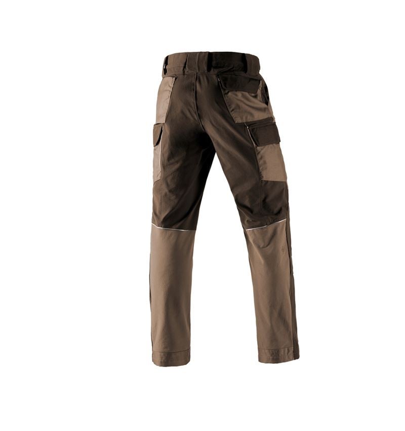 Pracovní kalhoty: Funkční cargo kalhoty e.s.dynashield + lískový oříšek/kaštan 3