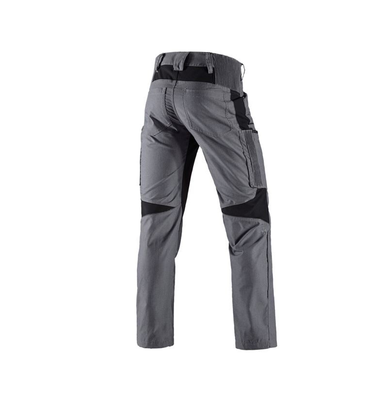 Pracovní kalhoty: Cargo kalhoty e.s.vision + cement melanž/černá 3