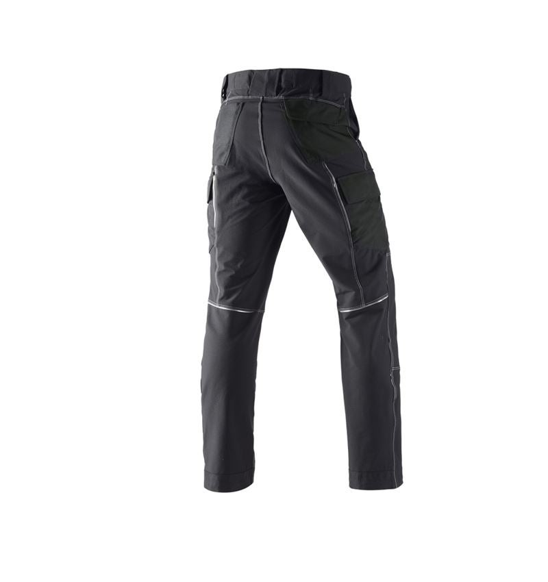 Pracovní kalhoty: Zimní  funkční cargo kalhoty e.s.dynashield + černá 1