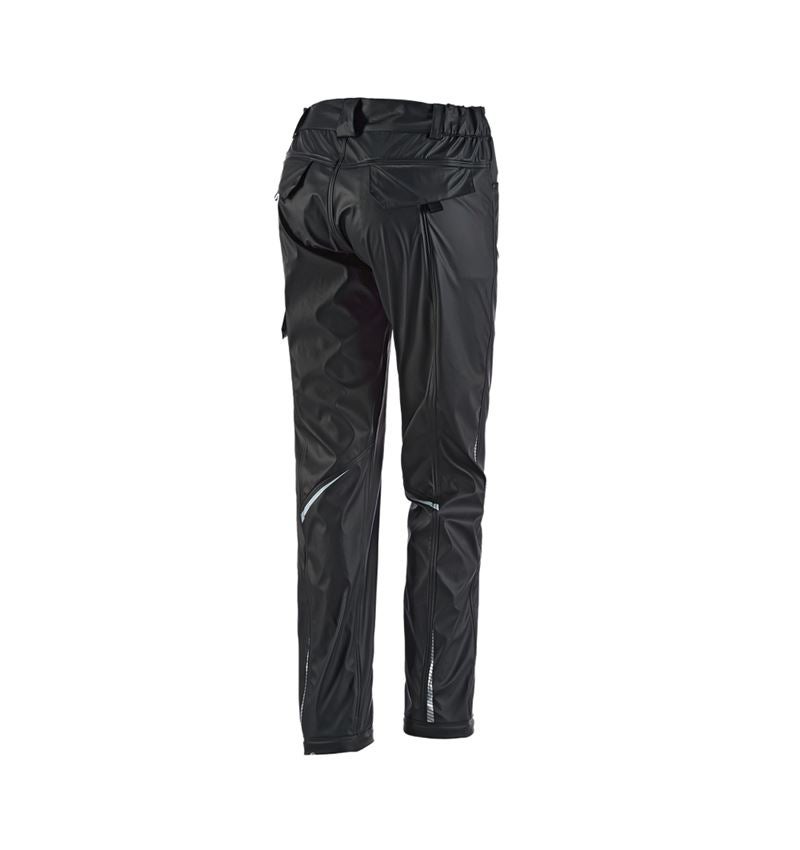 Pracovní kalhoty: Kalhoty do deště e.s.motion 2020 superflex, dámská + černá/platinová 2