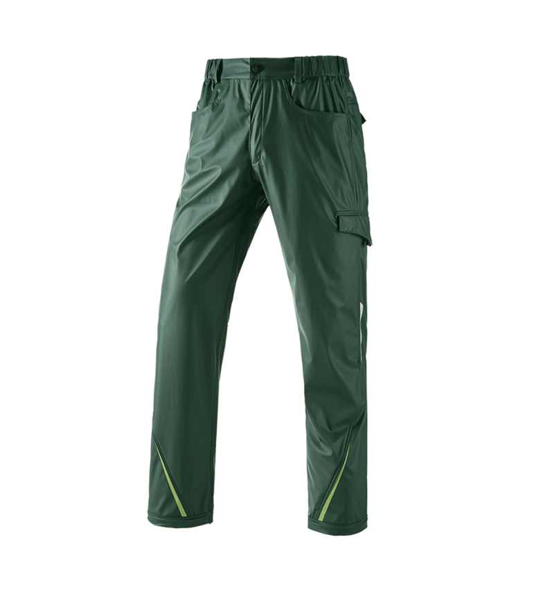 Pracovní kalhoty: Kalhoty do deště e.s.motion 2020 superflex + zelená/mořská zelená 2