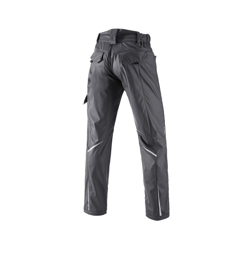 Pracovní kalhoty: Kalhoty do deště e.s.motion 2020 superflex + antracit/platinová 3