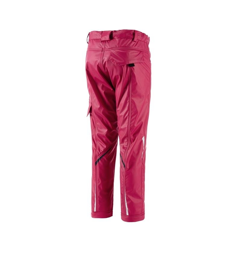Kalhoty: Kalhoty do deště e.s.motion 2020 superflex, dětské + lesní plody/tmavomodrá 2