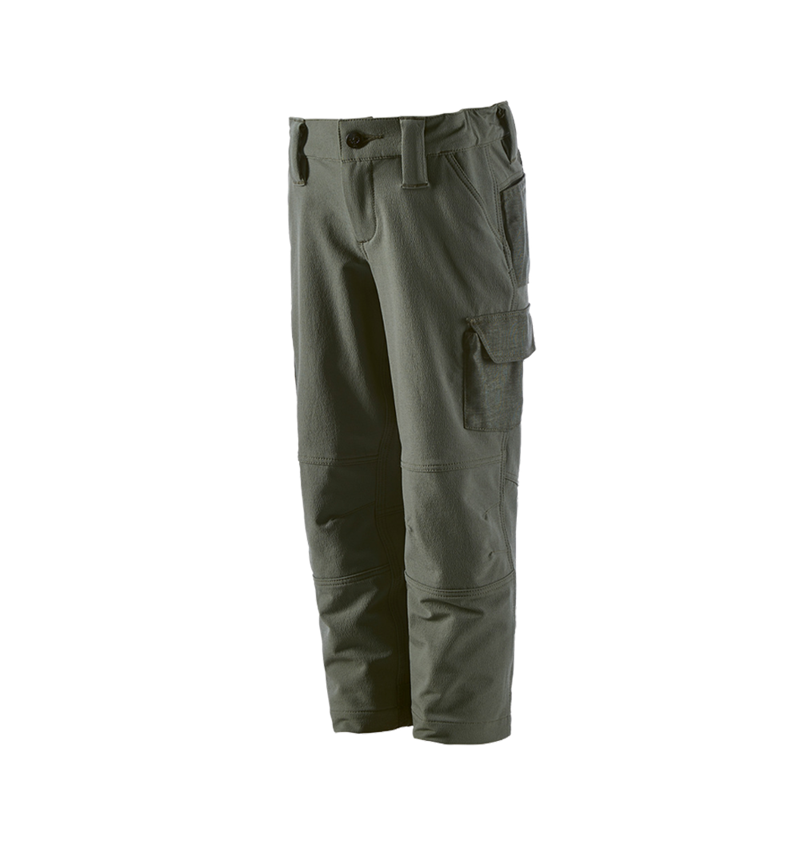 Kalhoty: Funkční cargo kalhoty e.s.dynashield solid, dětská + tymián 2