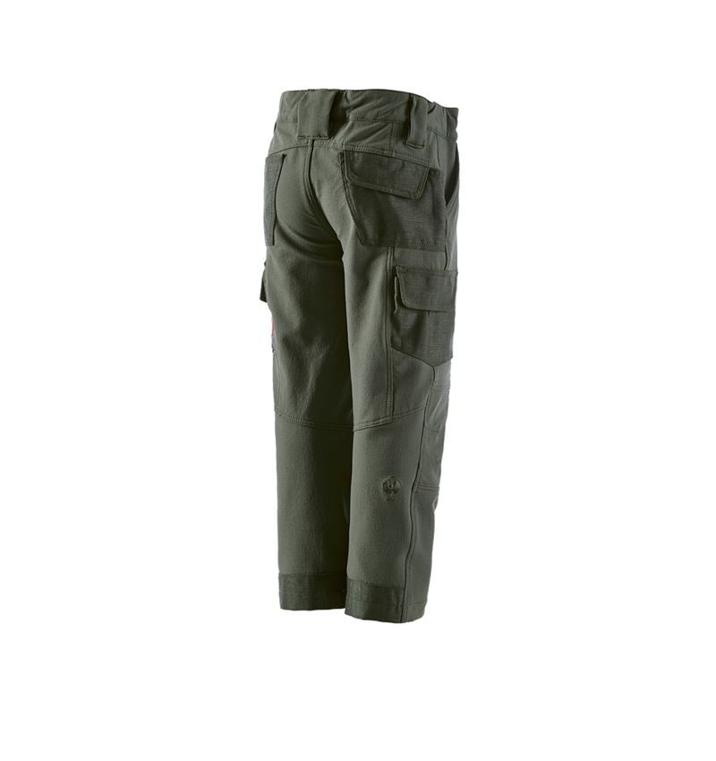 Kalhoty: Funkční cargo kalhoty e.s.dynashield solid, dětská + tymián 3