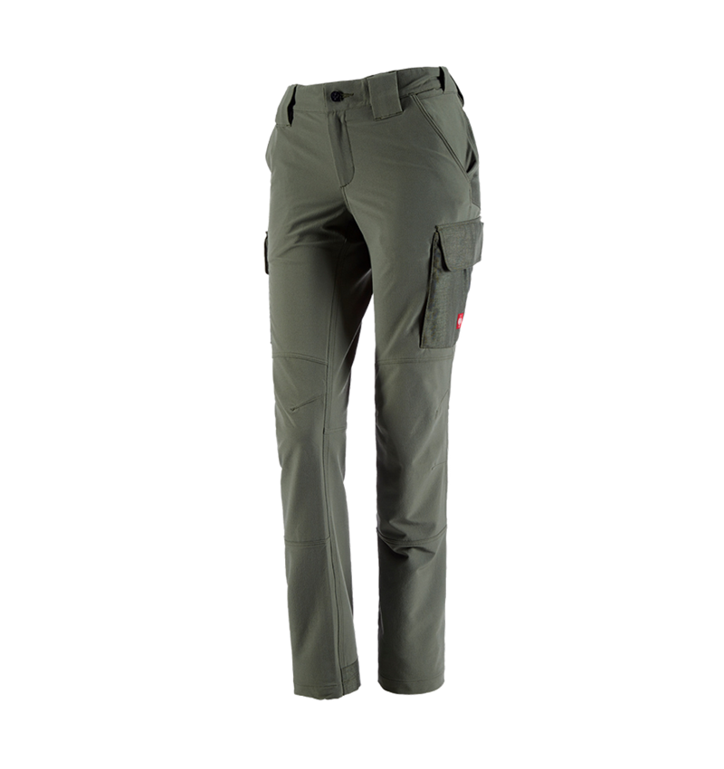 Pracovní kalhoty: Funkční cargo kalhoty e.s.dynashield solid, dámské + tymián 1