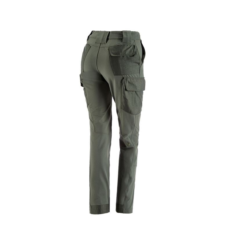Pracovní kalhoty: Funkční cargo kalhoty e.s.dynashield solid, dámské + tymián 2