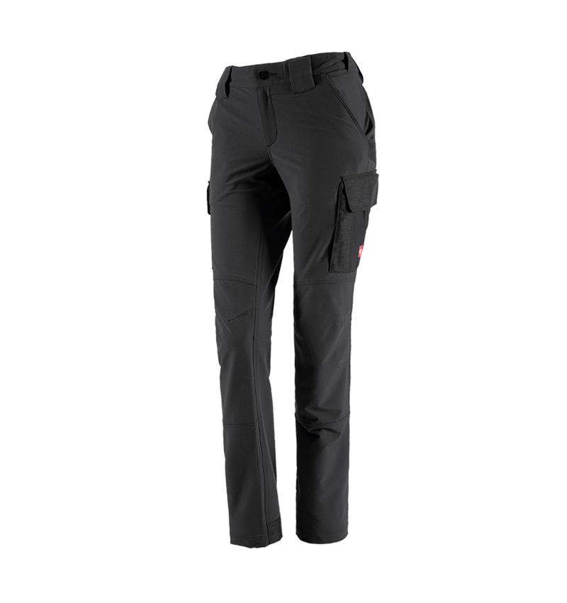 Pracovní kalhoty: Funkční cargo kalhoty e.s.dynashield solid, dámské + černá 2