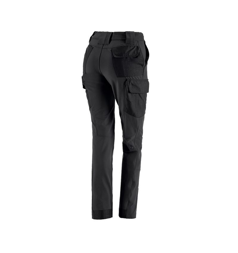 Pracovní kalhoty: Funkční cargo kalhoty e.s.dynashield solid, dámské + černá 3