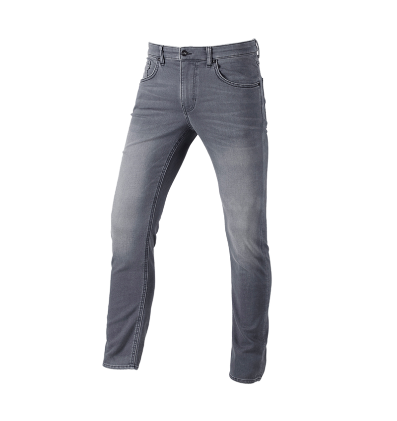 Pracovní kalhoty: e.s. Džíny s 5 kapsami jog-denim + greywashed 2