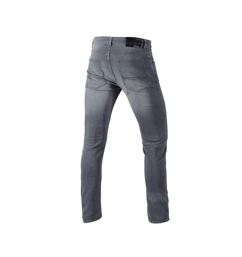 Pracovní kalhoty: e.s. Džíny s 5 kapsami jog-denim + greywashed 3