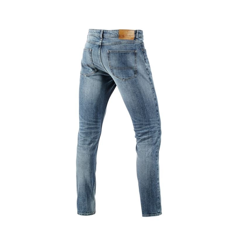 Pracovní kalhoty: e.s. Džíny s 5 kapsami, slim + stonewashed 3