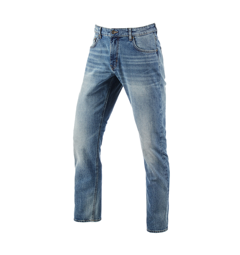 Pracovní kalhoty: e.s. Džíny s 5 kapsami, straight + stonewashed 4