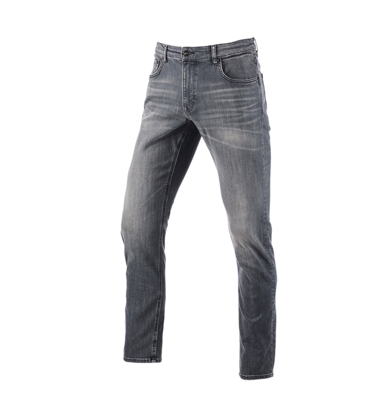 Pracovní kalhoty: e.s. Džíny s 5 kapsami, straight + graphitewashed 2