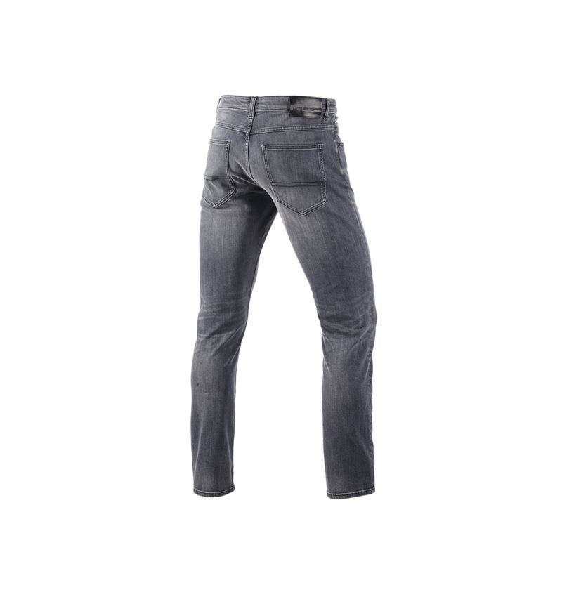 Pracovní kalhoty: e.s. Džíny s 5 kapsami, straight + graphitewashed 3