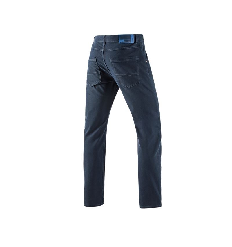 Truhlář / Stolař: Kalhoty s 5 kapsami e.s.vintage + ledově modrá 2