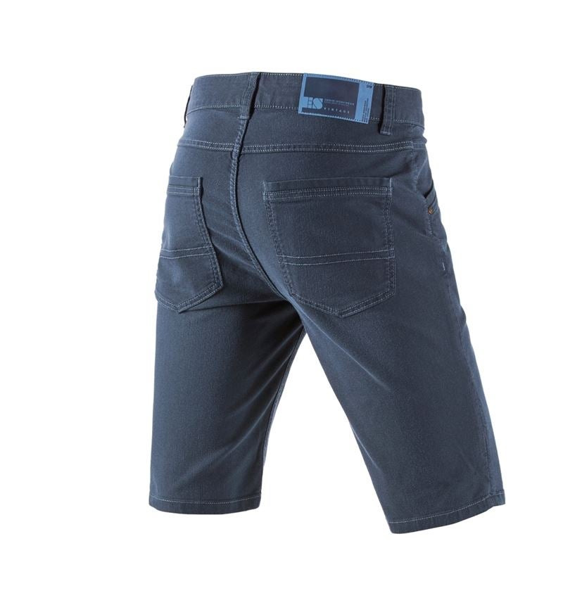 Pracovní kalhoty: Šortky s 5 kapsami e.s.vintage + ledově modrá 3