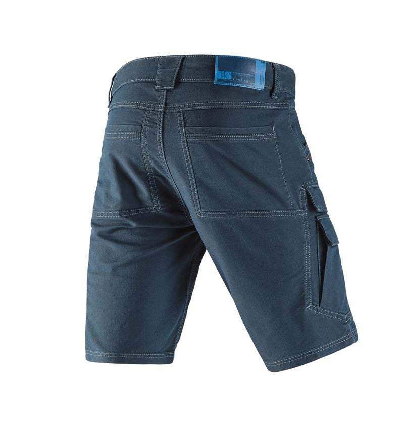 Pracovní kalhoty: Šortky cargo e.s.vintage + ledově modrá 3