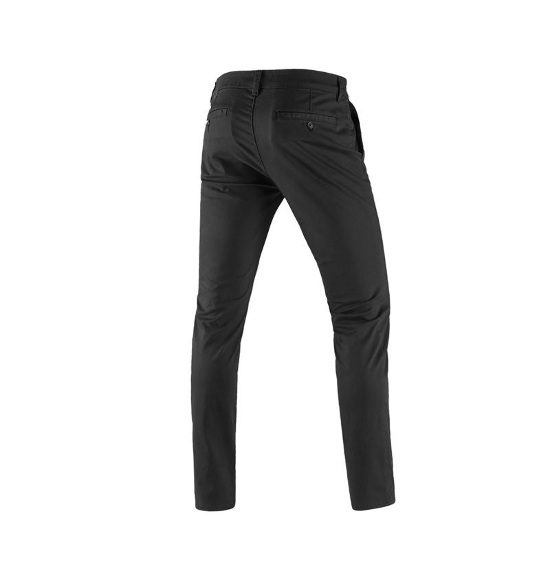 Pracovní kalhoty: e.s. Pracovní kalhoty s 5 kapsami Chino + černá 3
