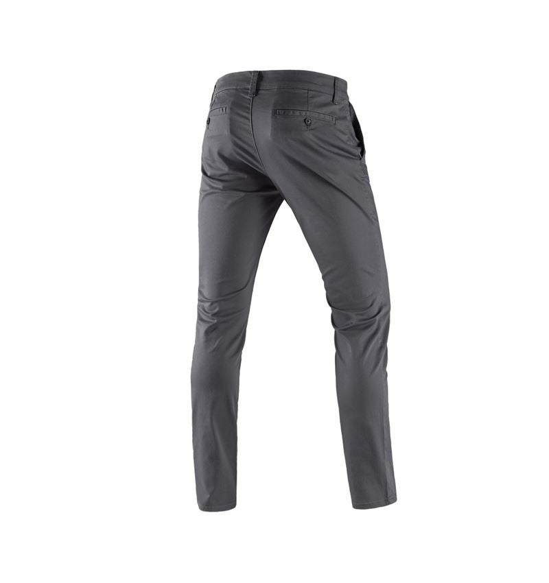 Pracovní kalhoty: e.s. Pracovní kalhoty s 5 kapsami Chino + antracit 3