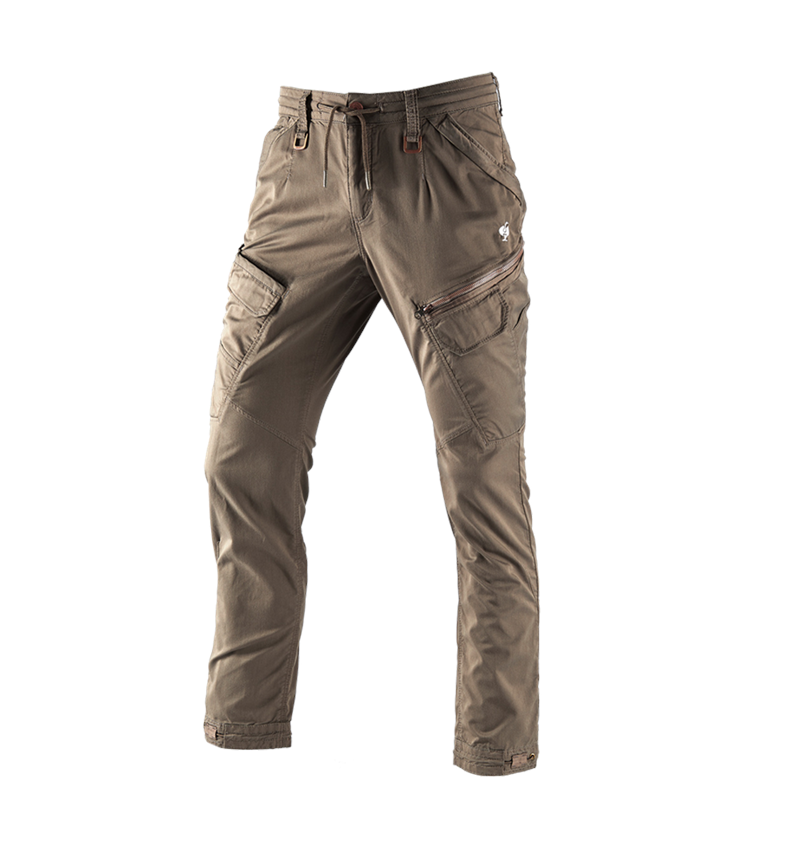 Pracovní kalhoty: Cargo kalhoty e.s. ventura vintage + stínově hnědá 2
