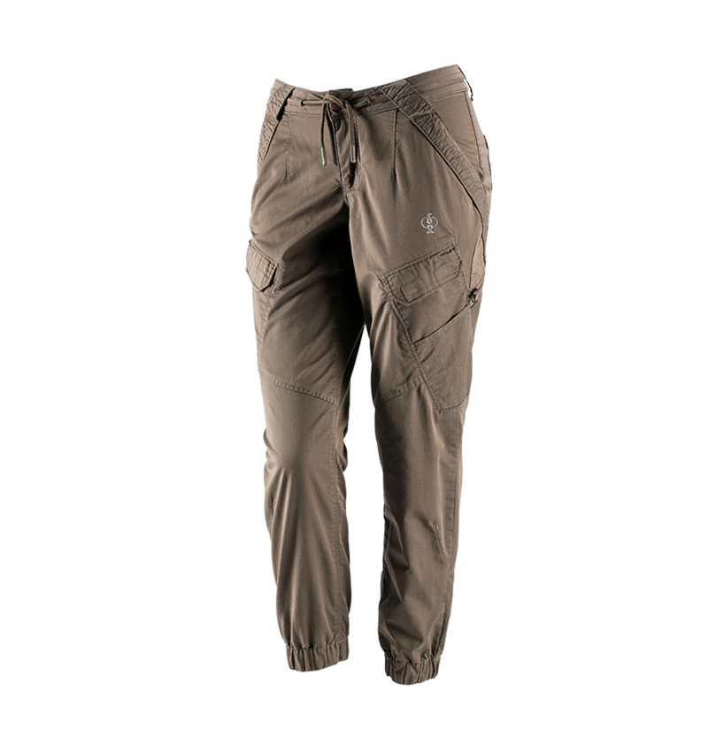 Pracovní kalhoty: Cargo kalhoty e.s. ventura vintage, dámské + stínově hnědá 2