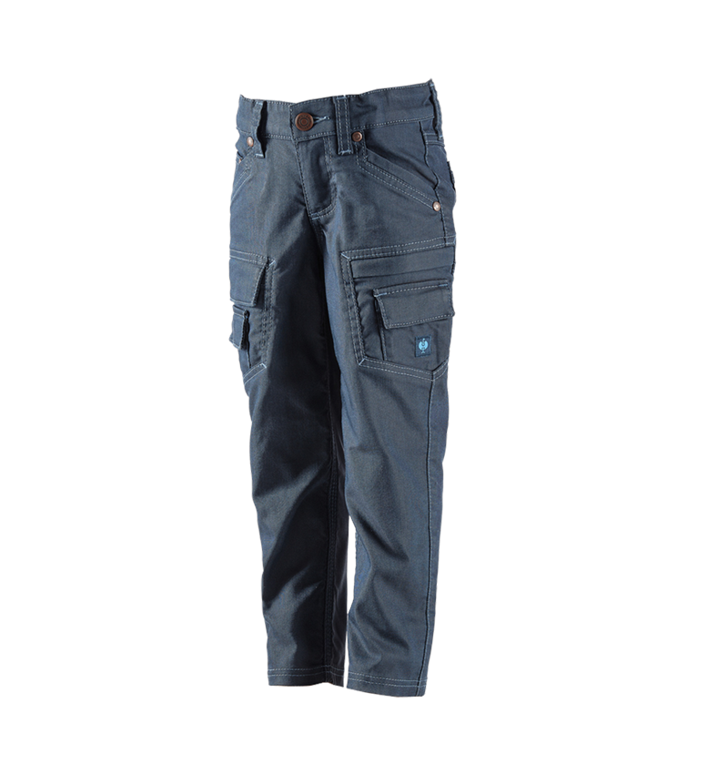 Kalhoty: Cargo kalhoty e.s.vintage, dětské + ledově modrá 2