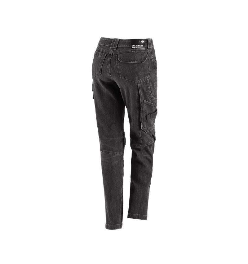 Pracovní kalhoty: Pracovní džíny cargo e.s.concrete, dámské + blackwashed 3