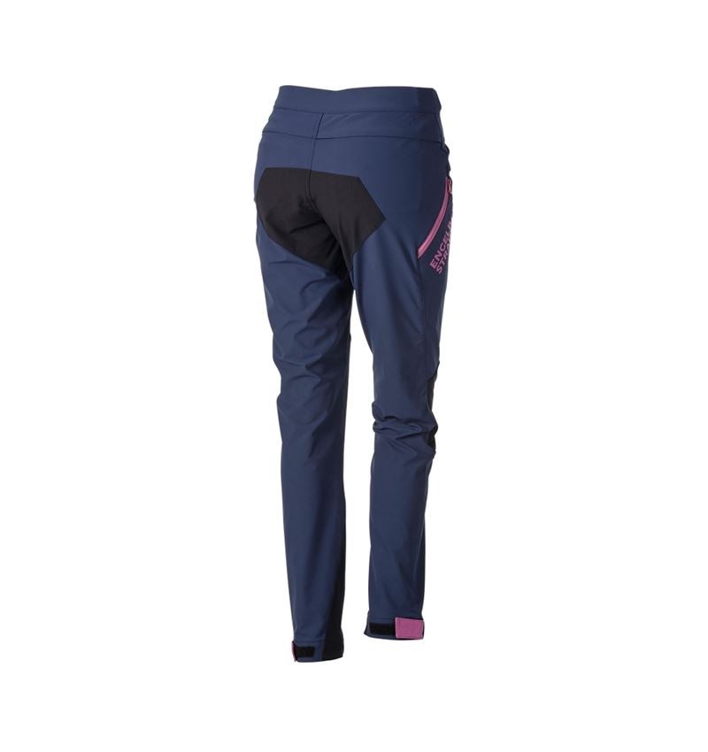Pracovní kalhoty: Funkční kalhoty e.s.trail, dámské + hlubinněmodrá/tara pink 7