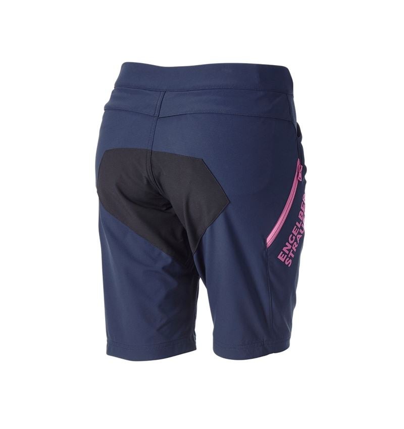 Pracovní kalhoty: Funkční šortky e.s.trail, dámské + hlubinněmodrá/tara pink 4