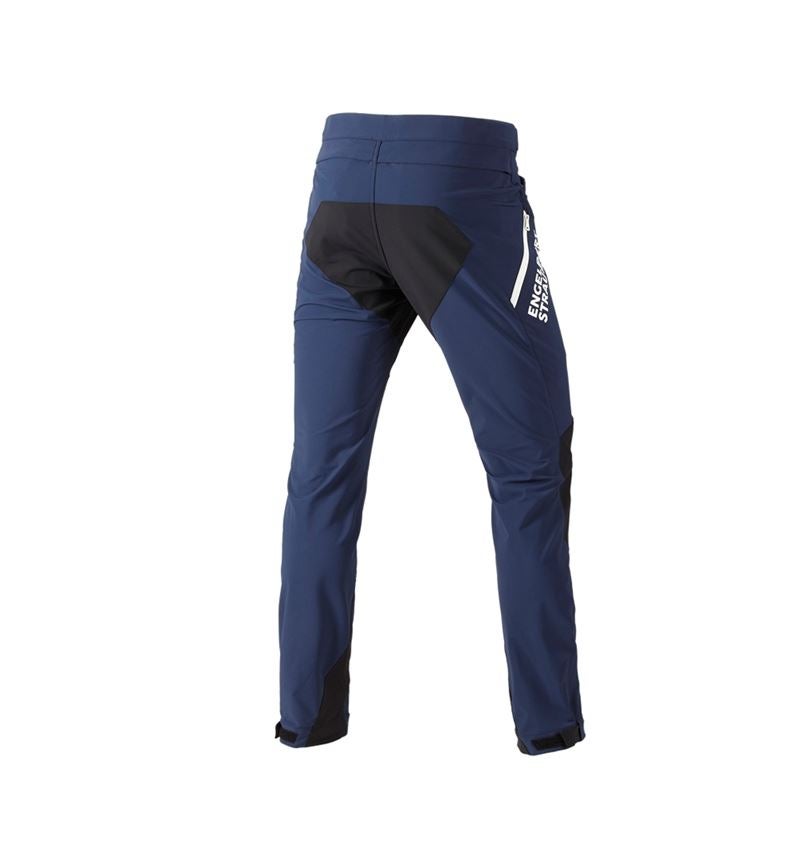 Pracovní kalhoty: Funkční kalhoty e.s.trail + hlubinná modrá/bílá 4