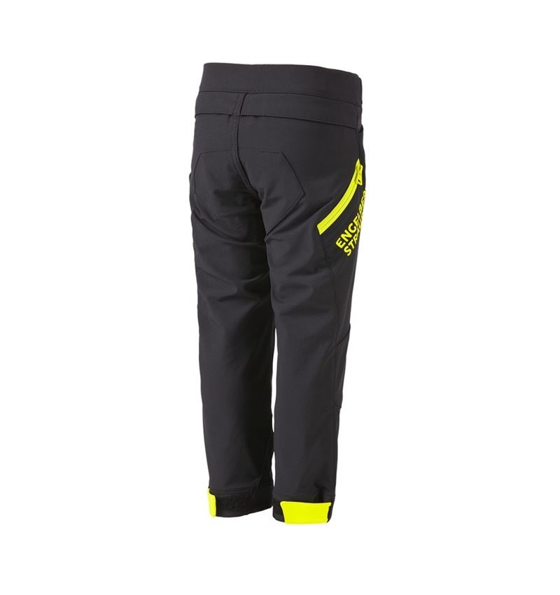 Kalhoty: Funkční kalhoty e.s.trail, dětská + černá/acidově žlutá 4