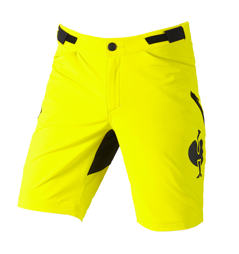 Pracovní kalhoty: Funkční šortky e.s.trail + acidově žlutá/černá 3