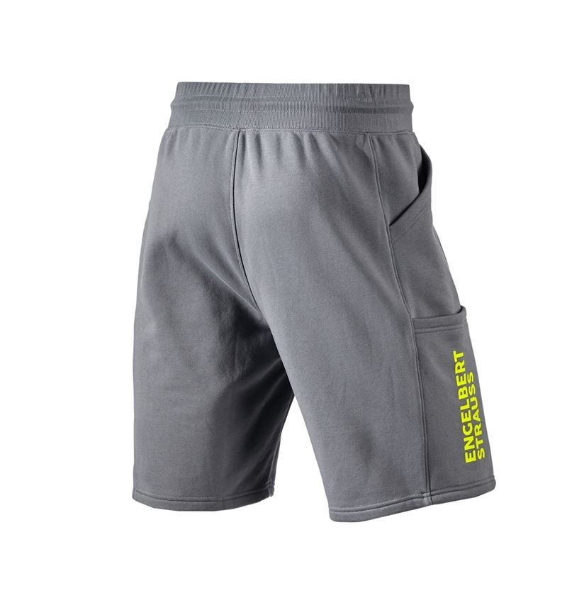 Pracovní kalhoty: Lehké šortky e.s.trail + čedičově šedá/acidově žlutá 3