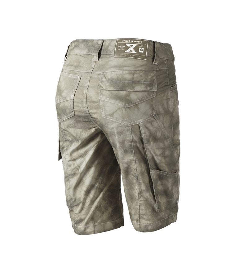 Pracovní kalhoty: Šortky cargo e.s.motion ten léto,dámská + rašelinová zelená vintage 3