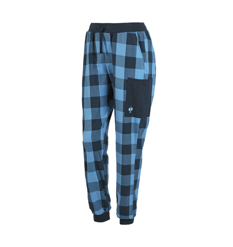 Doplňky: e.s. Pyžamo kalhoty, dámské + stínově modrá/jarní modrá 2