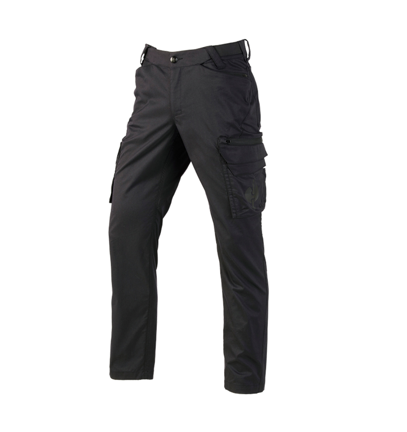 Pracovní kalhoty: Cargo kalhoty e.s.trail + černá 2