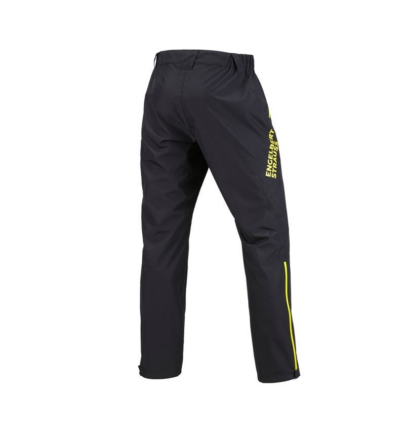Pracovní kalhoty: Kalhoty do každého počasí e.s.trail + černá/acidově žlutá 3