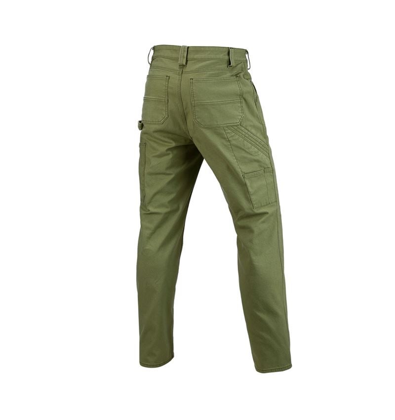 Pracovní kalhoty: Kalhoty do pasu e.s.iconic + horská zelená 7