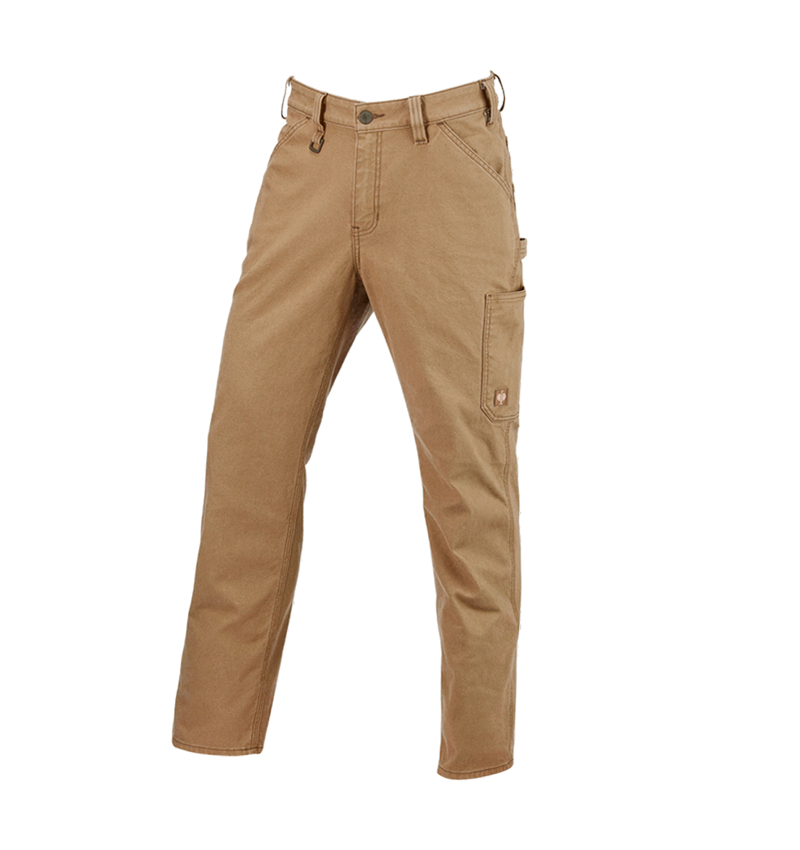 Pracovní kalhoty: Kalhoty do pasu e.s.iconic + mandlově hnědá 8