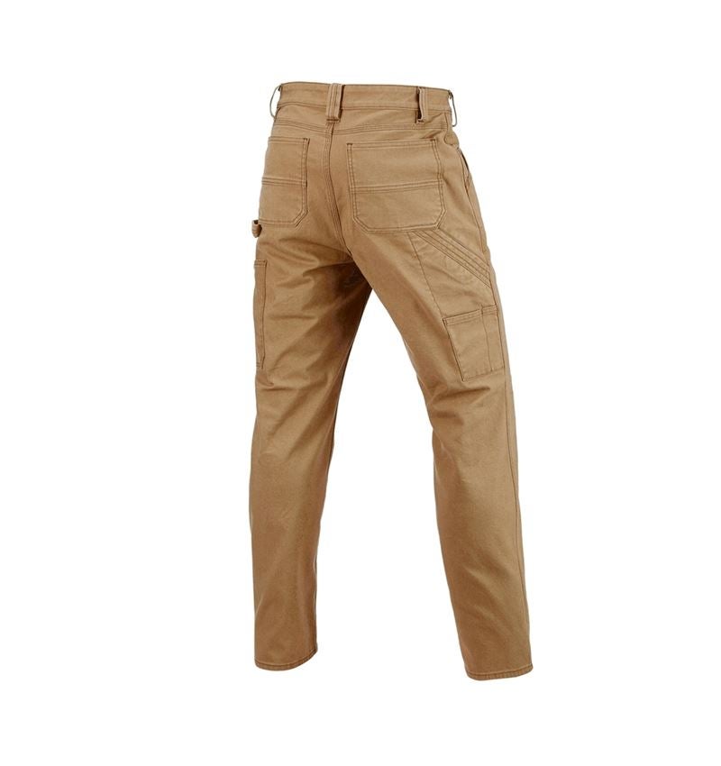 Pracovní kalhoty: Kalhoty do pasu e.s.iconic + mandlově hnědá 9