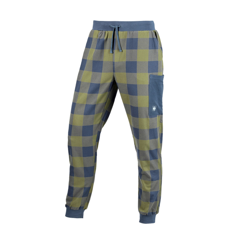 Doplňky: e.s. Pyžamo kalhoty + horská zelená/oxidově modrá 3
