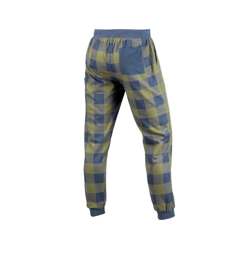 Doplňky: e.s. Pyžamo kalhoty + horská zelená/oxidově modrá 4