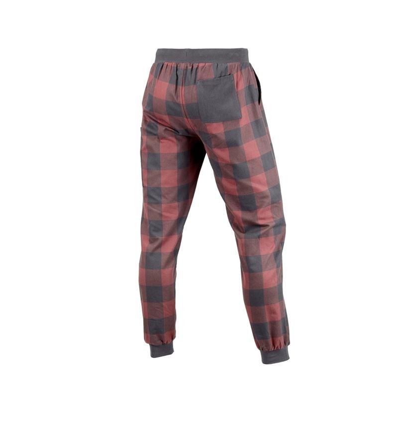 Doplňky: e.s. Pyžamo kalhoty + oxidově červená/karbonová šedá 5