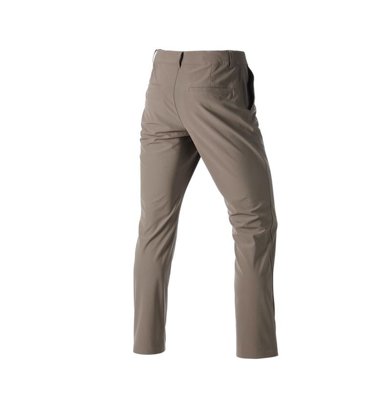 Oděvy: Pracovní kalhoty Chino e.s.work&travel + stínově hnědá 6