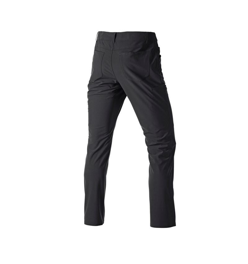 Pracovní kalhoty: Pracovní kalhoty s 5 kapsami Chino e.s.work&travel + černá 4