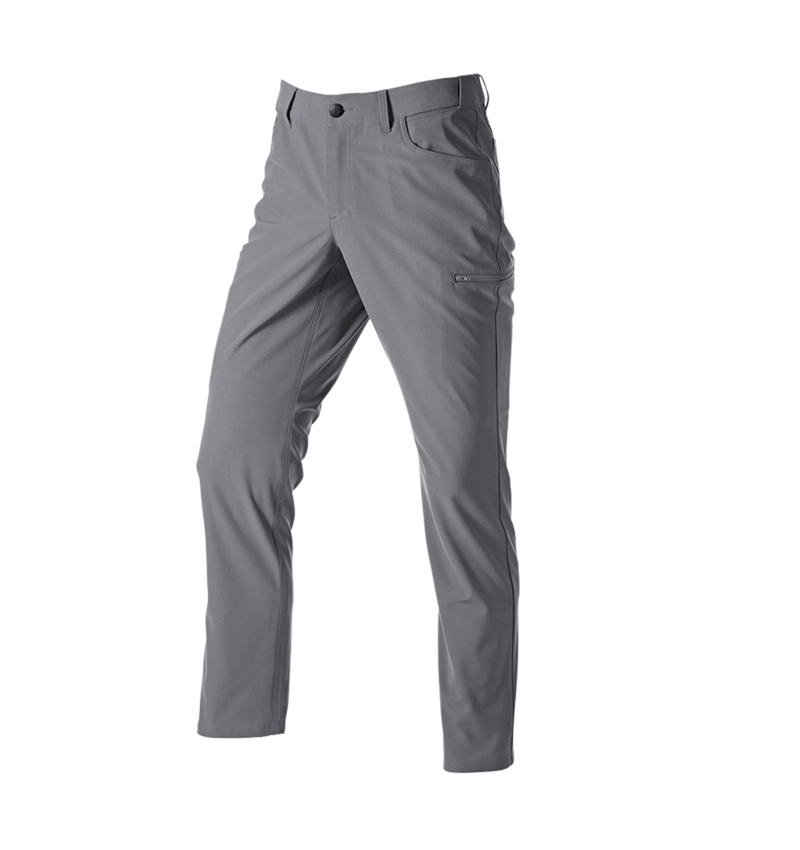Pracovní kalhoty: Pracovní kalhoty s 5 kapsami Chino e.s.work&travel + čedičově šedá 3