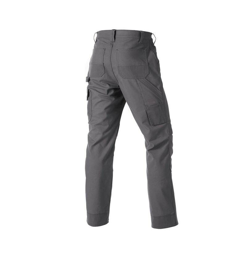 Pracovní kalhoty: Prac. kalhoty do pasu e.s.iconic + karbonová šedá 9