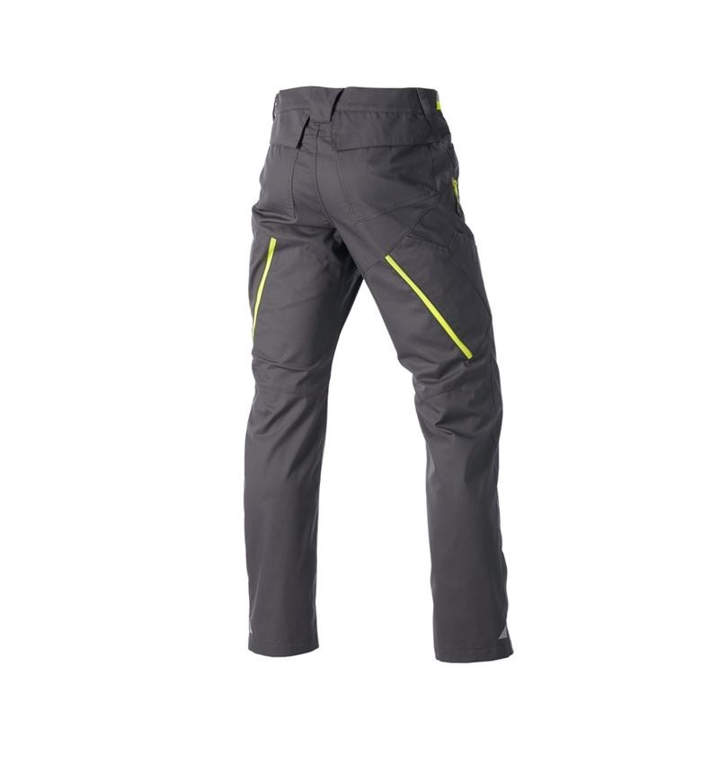 Pracovní kalhoty: Kalhoty s více kapsami e.s.ambition + antracit/výstražná žlutá 9