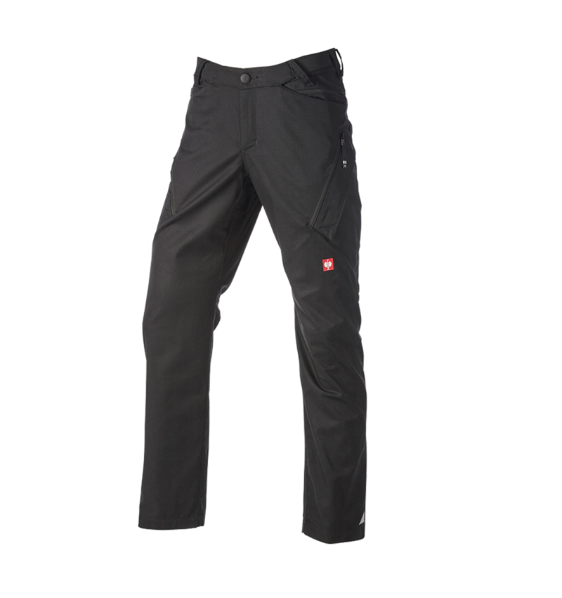 Pracovní kalhoty: Kalhoty s více kapsami e.s.ambition + černá 9
